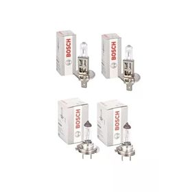 Bosch Fiat Linea 2 Uzun H7 Far 2 Kısa H1 Far Ampul Uzun Kısa Far Ampul Set