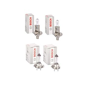 Bosch Fiat Linea 2 Uzun H7 Far 2 Kısa H1 Far Ampul Uzun Kısa Far Ampul Set