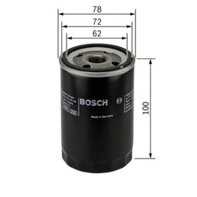 Bosch Fiat Palio 1.9 D 2003-2005 Yağ Filtresi