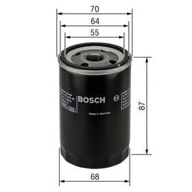 Bosch Fiat Panda 1.1 2009-2011 Yağ Filtresi