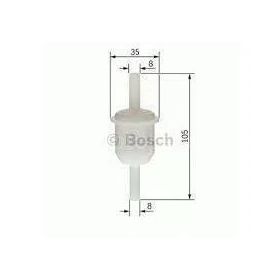 Bosch Fiat Panda 1000 ACT 1987-1990 Benzin Filtresi