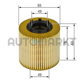 Bosch Fiat Punto Evo 1.3 Multijet 2009-2011 Yağ Filtresi