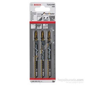 Bosch Fiber Ve Çimetolu Malzeme İçin T 141 Hm 3 Lü Paket Dekupaj Testeresi Bıçağı