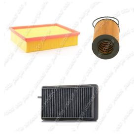 Bosch Filtre Bakım Seti BMW 3 SERİSİ E36 320i Benzin 1996-1998 Klimalı Hava + Yağ F. + Polen Filtre Purflux