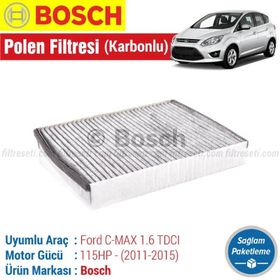 Bosch Ford C-Max 1.6 TDCI Karbonlu Polen Filtresi