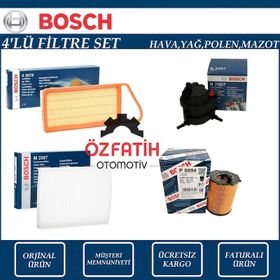 Bosch Ford Fiesta 1.4 Tdci KVJA Filtre Seti