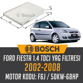 Bosch Ford Fiesta 1.4 Tdci Polen Filtresi