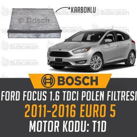 Bosch Ford Focus 1.6 Tdci Karbonlu Polen Filtresi