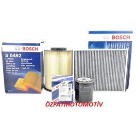 Bosch Ford Focus 1.6 Ti VCT 2011 2015 Filtre Bakım Seti