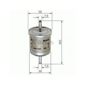 Bosch Ford Fusion 1.4 i 2002-2012 Benzin Filtresi