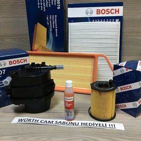 Bosch Ford Fusion 1.4 TDCI 2003 2013 Filtre Bakım Seti