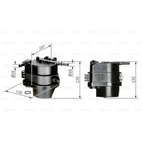 Bosch Ford Fusion 1.4 TDCI Mazot Filtresi