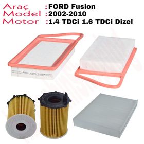 Bosch Ford Fusion 1.4 Tdci Polen Filtresi