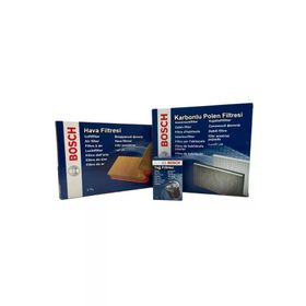 Bosch Ford Mondeo 2.0 Ecoblue Dizel 2015-2018 Hava Yağ Karbonlu Polen Filtre Seti