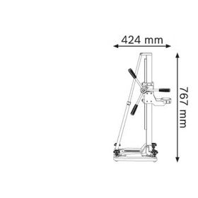 Bosch GCR 180 Karot Makinası Sehpası