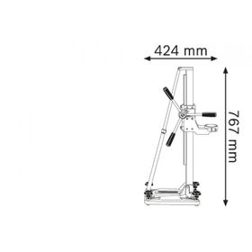 Bosch GCR 180 Karot Makinası Sehpası