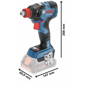 Bosch GDX 18V-200 C 2x5 Ah Akülü Darbeli Somun Sıkma Makinesi