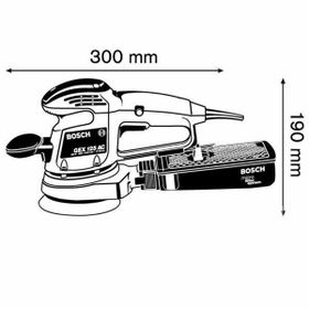 Bosch GEX 125 AC 340 W Eksantrik Zımparalama Makinesi
