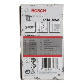 Bosch GNH 18V-64M 50 mm 2000 Adet Uyumlu Başsız Çivi