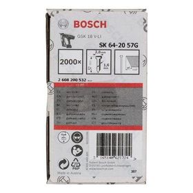 Bosch GNH 18V-64M 63 mm 2000 Adet Uyumlu Başsız Çivi