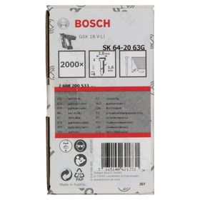 Bosch GNH 18V-64M 63 mm 2000 Adet Uyumlu Başsız Çivi