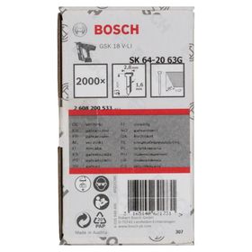 Bosch GNH 18V-64M 63 mm 2000 Adet Uyumlu Başsız Çivi