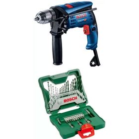 Bosch GSB 13 RE Darbeli Matkap+X-Line 33 Parça Delme Vidalama Seti