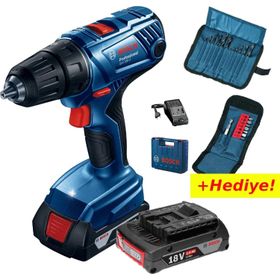 Bosch GSB 180 LI 23 Akülü Darbeli Matkap Vidalama ve 23 Parça Uç Seti