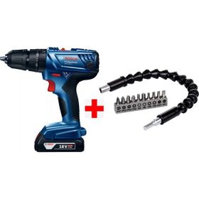 Bosch Gsb 180-LI18W 2AH Darbeli Matkap + 10 Parça Vidalama Ucu Seti