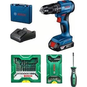 Bosch GSB 185-Li Akülü Darbeli Matkap + 41 Parça Aksesuar Seti