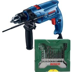 Bosch Gsb 550 Darbeli 500 Watt 15 Parça Matkap Ucu