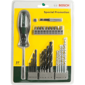 Bosch GSB180-Lİ 18 W 2 Ah Darbeli Akülü Vidalama Şarjlı Matkap + 27 Parça Matkap Ve Vidalama Ucu Seti