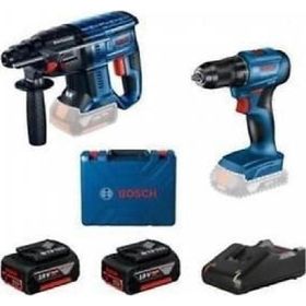 Bosch GSR 185-LI Akülü Vidalama Makinesi + Bosch GBH 180-LI Akülü Kırıcı Delici Matkap