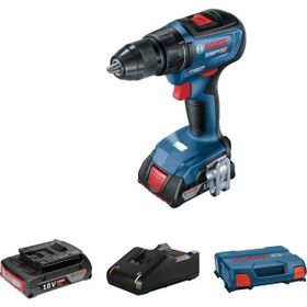 Bosch GSR 18V-50 + 2 x 2 Ah Kömürsüz Akülü Delme Vidalama