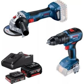 Bosch GWS 180-LI GSB 18V-50 1x2.0 Ah 1x4.0 Ah GAL 18V-40 Makine Seti