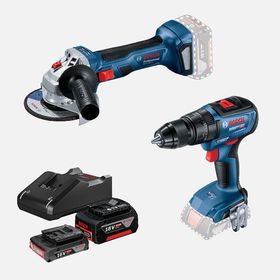 Bosch GWS 180-LI GSB 18V-50 1x2.0 Ah 1x4.0 Ah GAL 18V-40 Makine Seti