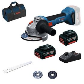 Bosch GWS 18V-8 2x4 Ah Akülü Taşlama Makinesi