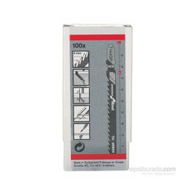 Bosch Hassas Kesim Serisi Ahşap İçin T 144 DP 100'lü Paket Dekupaj Testeresi Bıçağı