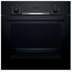 Bosch HIF534EB0T Serie 4 Buhar Destekli 60x60 cm Siyah Ankastre Fırın