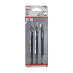 Bosch Hızlı Kesim Serisi Ahşap İçin T 344 D 3 Lü Paket Dekupaj Testeresi Bıçağı