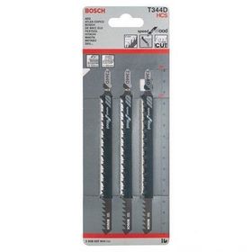 Bosch Hızlı Kesim Serisi Ahşap İçin T 344 D 3 Lü Paket Dekupaj Testeresi Bıçağı