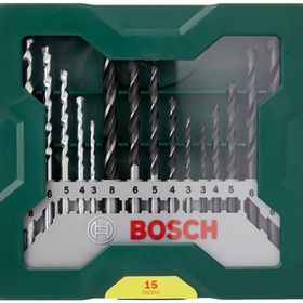 Bosch Home and Garden X/Line Mini Yeşil 15 Parça Matkap Ucu Seti