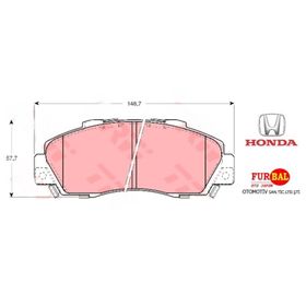 Bosch Honda Accord 2.0 1990-1993 Ön Fren Balatası