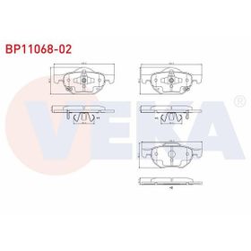 Bosch Honda Accord 2.0 1990-1993 Ön Fren Balatası