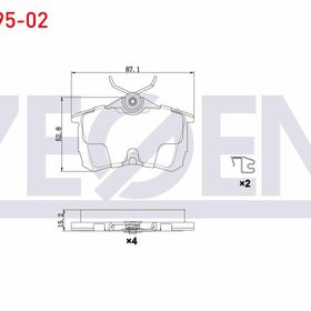 Bosch Honda Accord 2.0 1998-2008 Arka Fren Balatası
