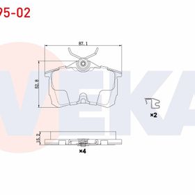 Bosch Honda Accord 2.0 1998-2008 Arka Fren Balatası