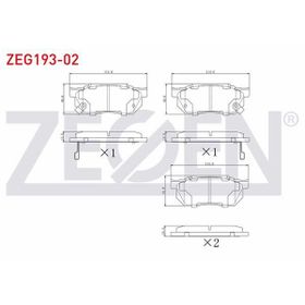Bosch Honda Civic 1.4 1997-2005 Ön Fren Balatası