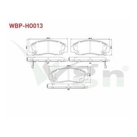 Bosch Honda Civic 1.4 2008-2011 Ön Fren Balatası