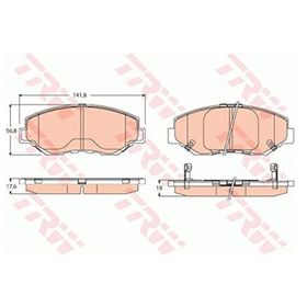 Bosch Honda Civic 1.6 2001-2005 Ön Fren Balatası