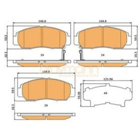 Bosch Honda Civic 1.6 2001-2005 Ön Fren Balatası
